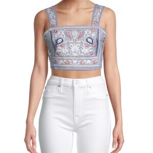 NWT Jacquie The Label Embroidered Top